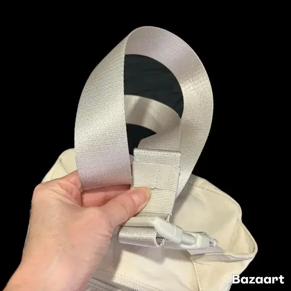 Preowned Lululemon Athletica Cream Ivory Off White Everywhere Belt Bag 1L - Picture 11 of 11